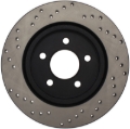 Picture of Sport Cross Drilled Brake Rotor; Rear Left