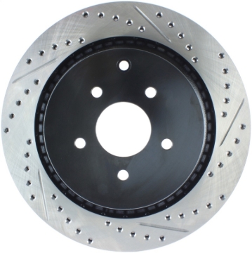 Picture of Sport Drilled & Slotted Brake Rotor; Rear Left