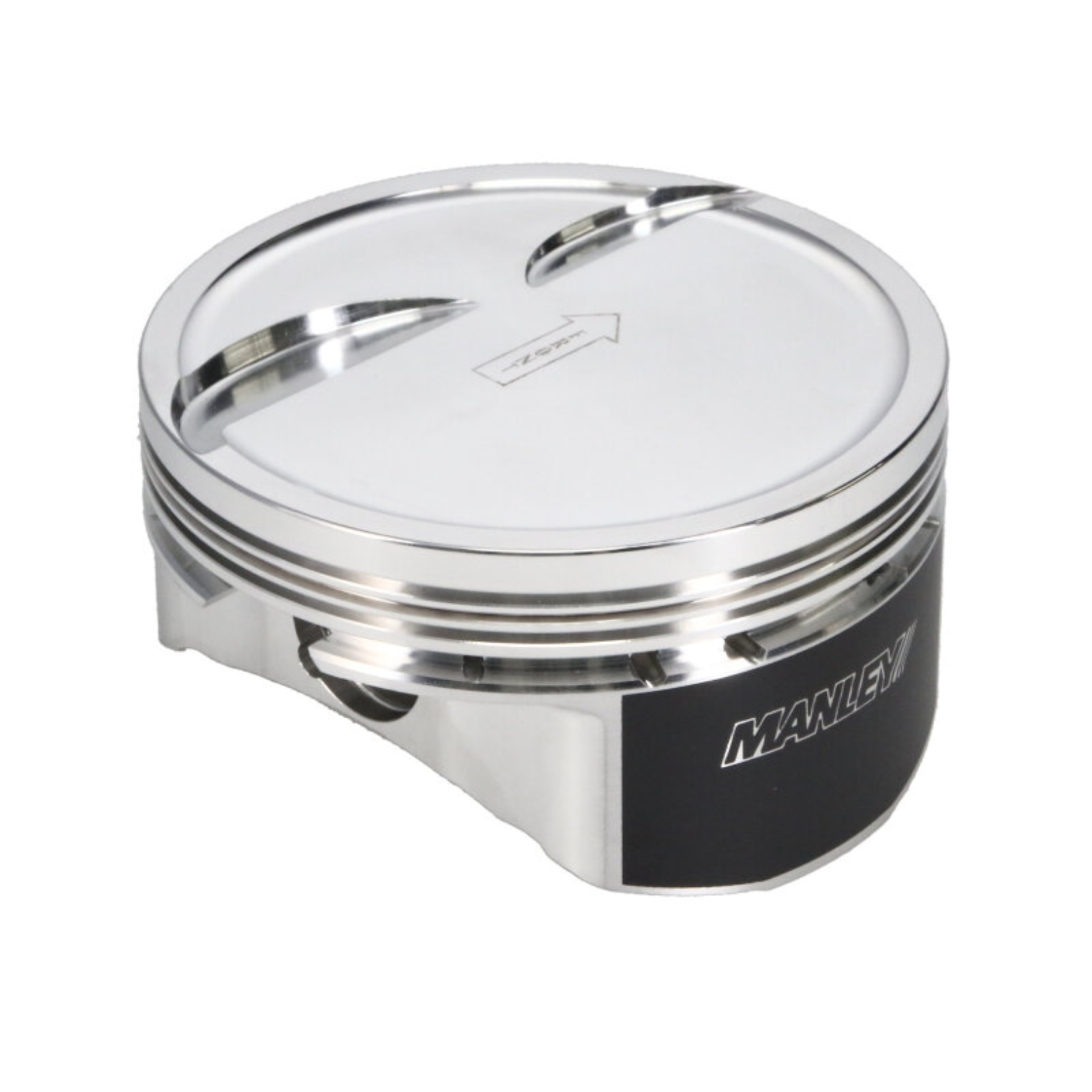 Picture of Manley Chevrolet LS Piston Set - 4.070 in. Bore 1.065 in. CH, -10.00 CC