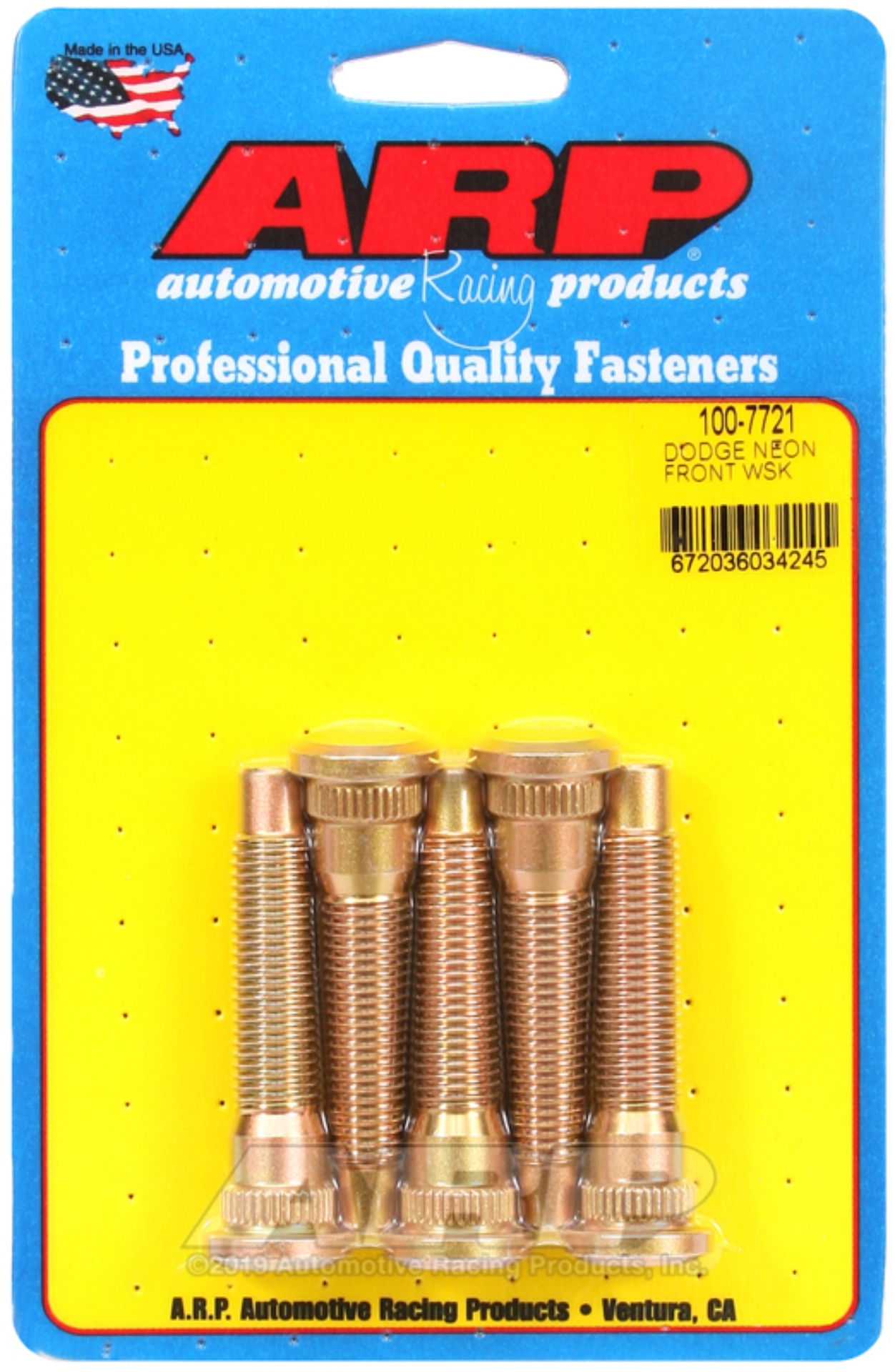 Picture of ARP Wheel Stud Kits Front - 100-7721