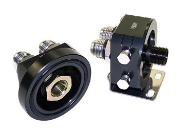 Picture of BLOX Racing BX Oil Filter Block - BXGA-00115-BK