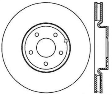 Picture of Sport Drilled & Slotted Brake Rotor; Rear Right