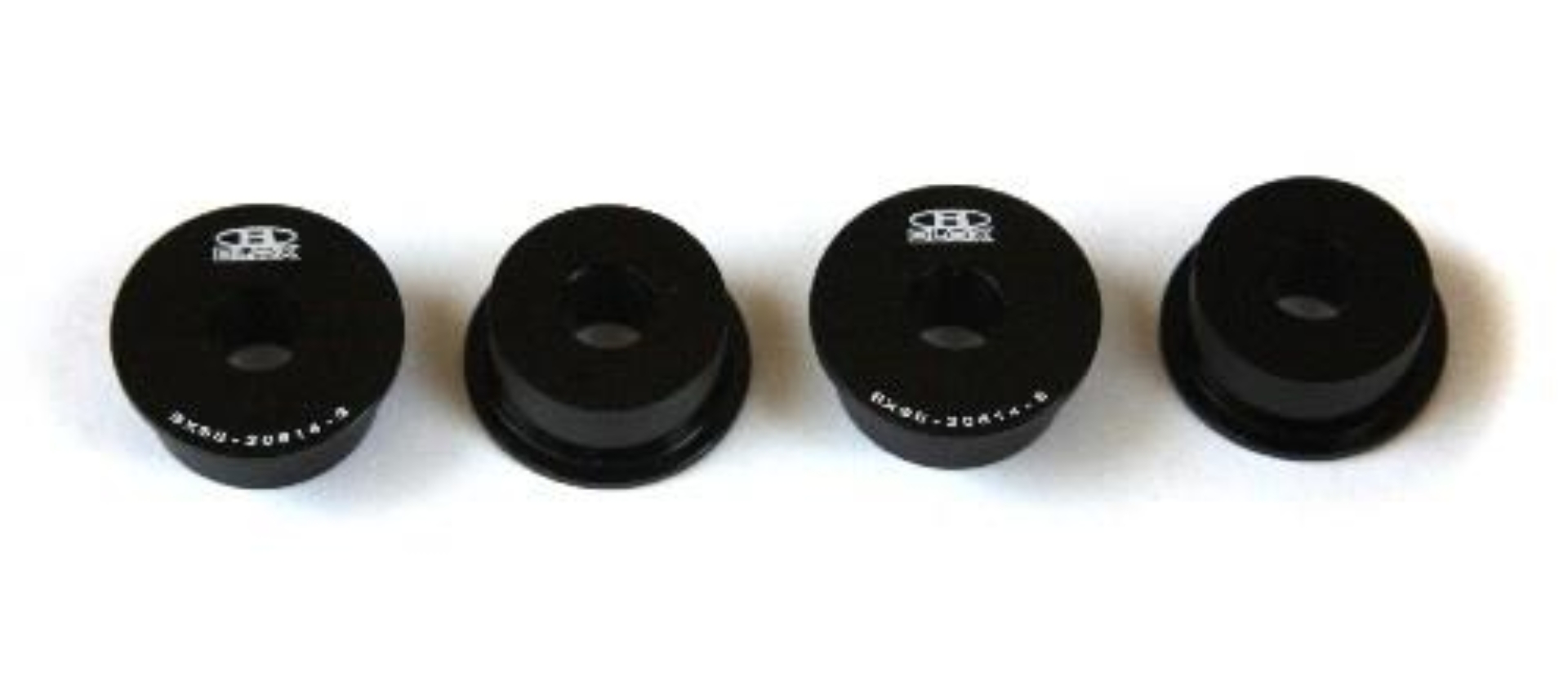 Picture of BLOX Racing BX Steering Rack Bushings Bushing Kits - BXSS-20614-BK