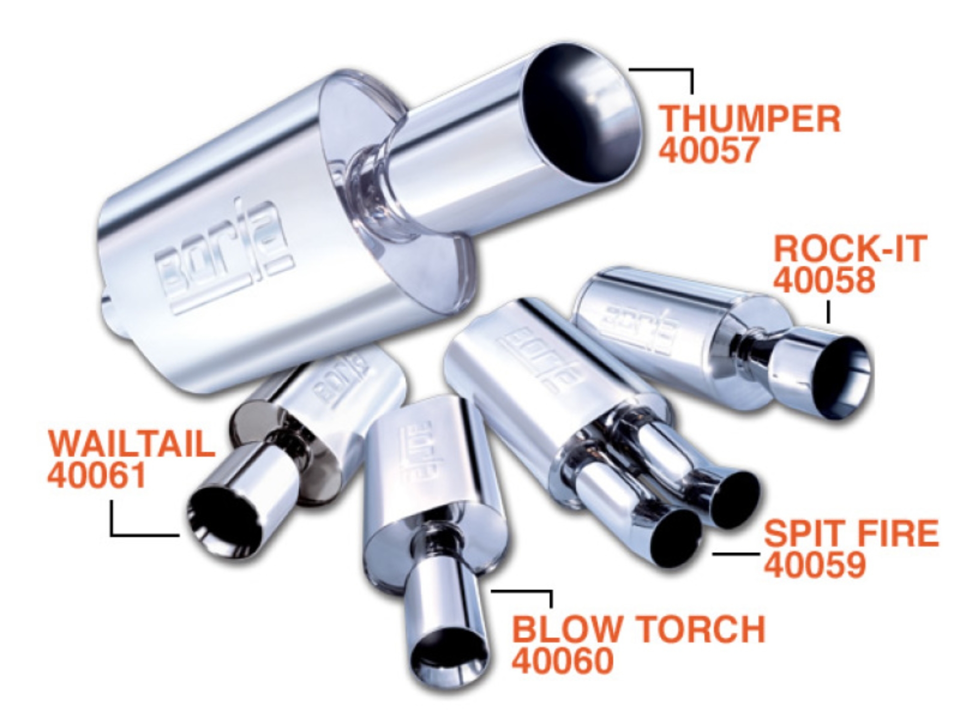 Picture of Borla BOR Boomer Mufflers - 40061