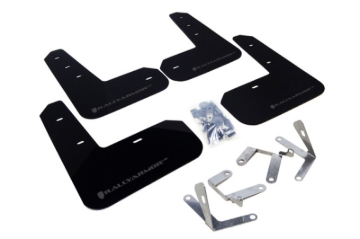Picture of Rally Armor RAL UR Blk Flap/Grey Logo Mud Flaps - MF23-UR-BLK/GRY