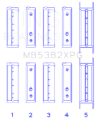 Picture of King Engine Bearings KING Performance Main Bearings - MB5382XPG