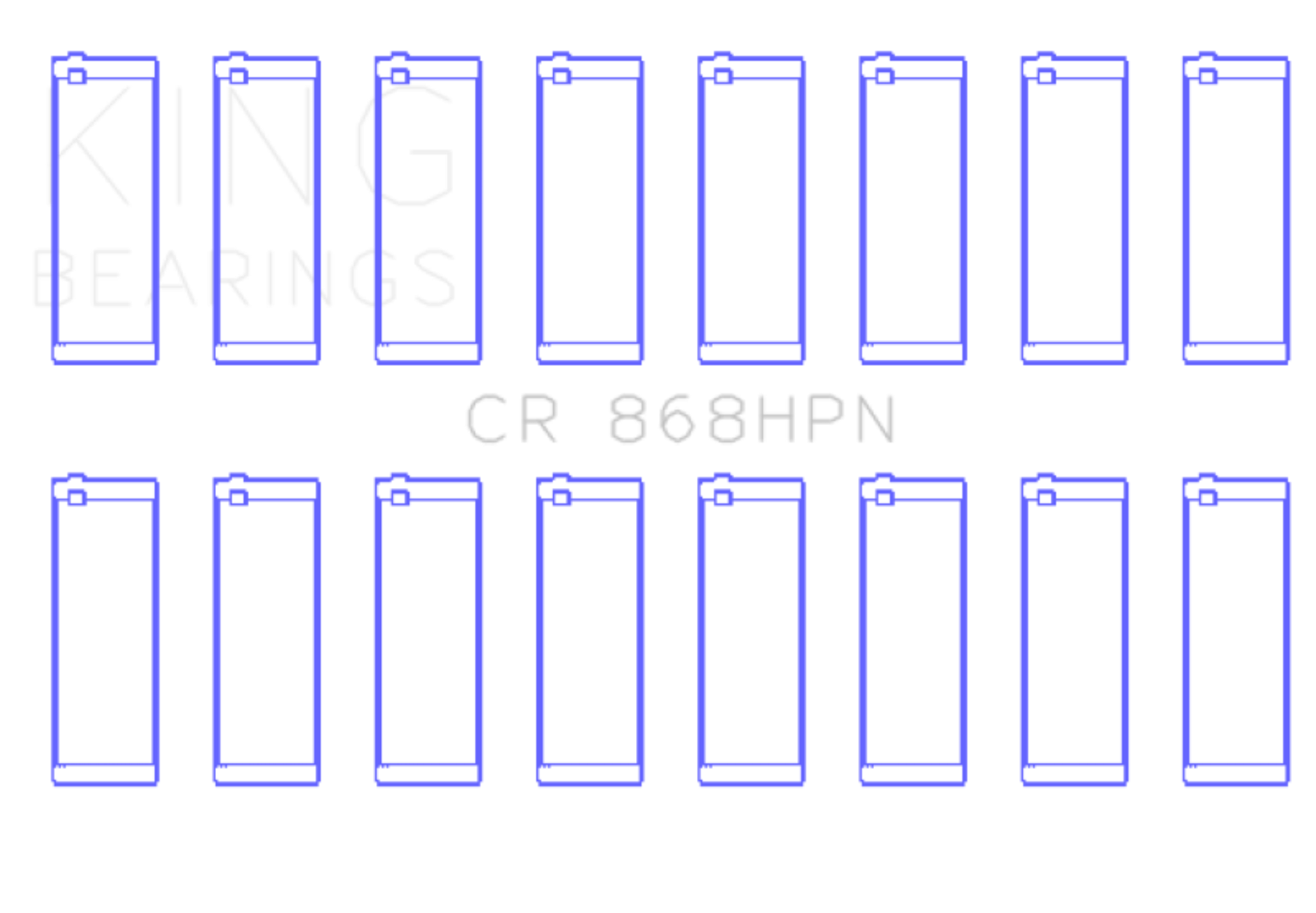 Picture of King Engine Bearings KING Performance Rod Bearings - CR868HPN.026
