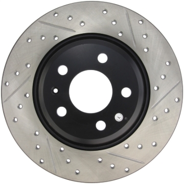 Picture of Sport Drilled & Slotted Brake Rotor; Rear Left