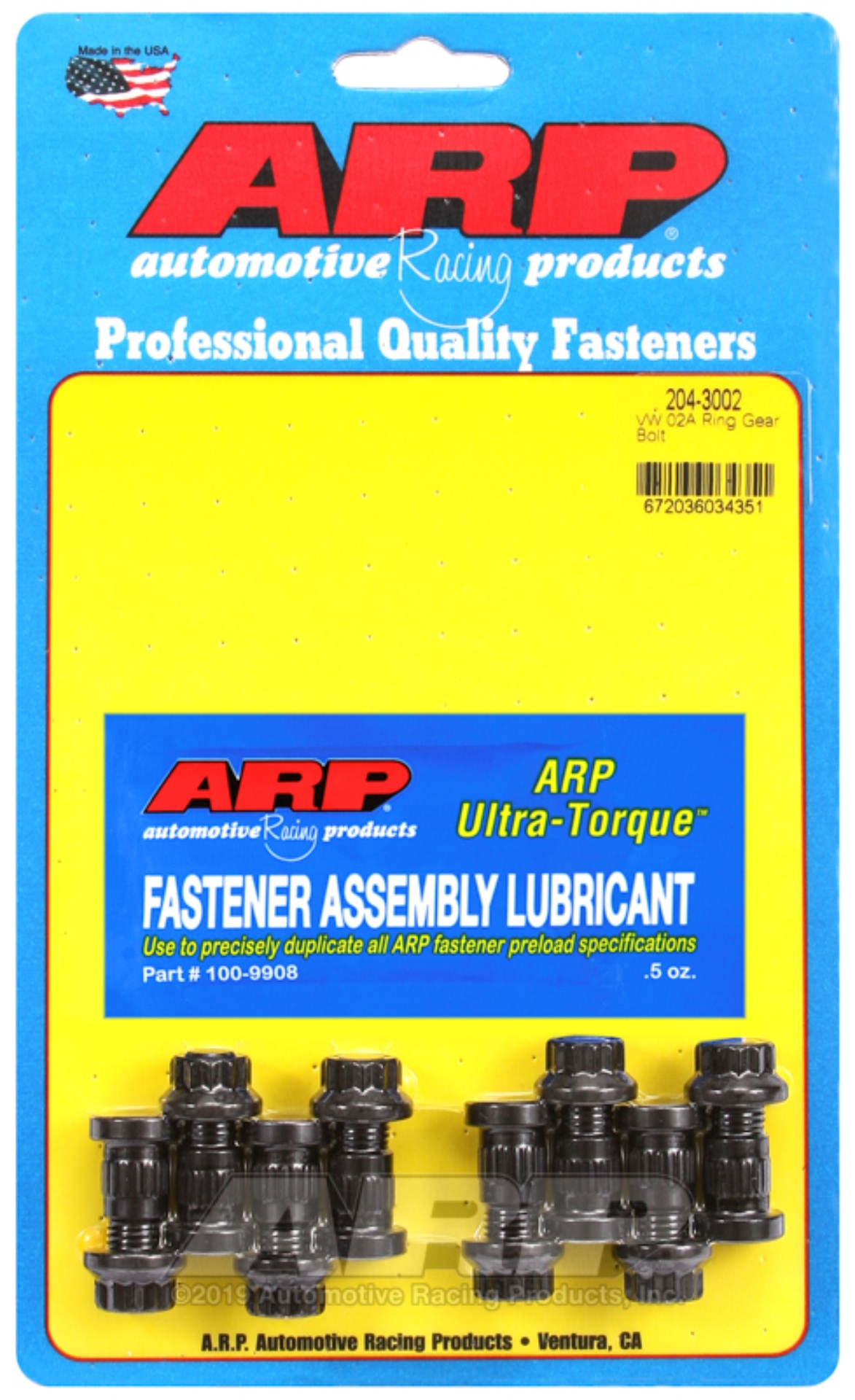 Picture of ARP Ring Gear Bolt Kits Hardware Kits - 204-3002