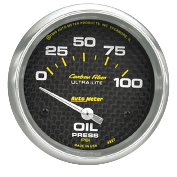 Picture of AutoMeter AM Carbon Fiber Gauges - 4827