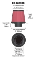 Picture of K&N Engineering KN Universal Air Filter - RG-1001RD