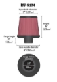 Picture of K&N Engineering KN Universal Air Filter - RU-5174
