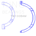 Picture of King Engine Bearings KING Thrust Washers - TW1008AM