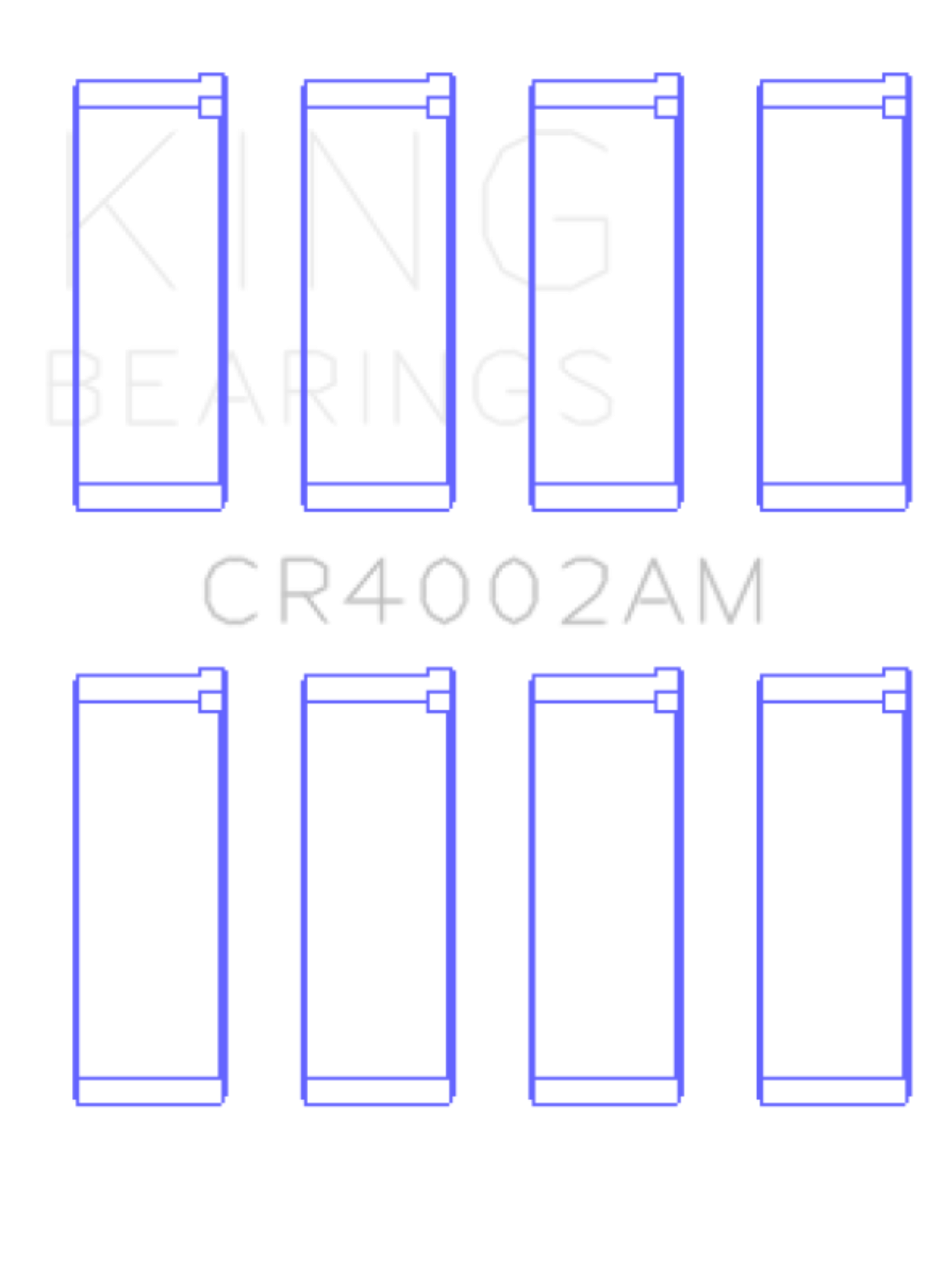 Picture of King Engine Bearings KING Connecting Rod Bearings - CR4002AM
