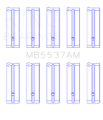 Picture of King Engine Bearings KING Main Bearings - MB5537AM0.75