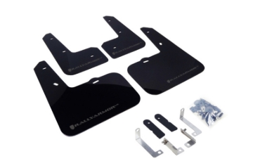 Picture of Rally Armor RAL UR Blk Flap/Grey Logo Mud Flaps - MF24-UR-BLK/GRY