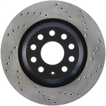 Picture of Sport Cross Drilled Brake Rotor; Rear Left