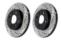 Picture of Sport Cross Drilled Brake Rotor; Front Right