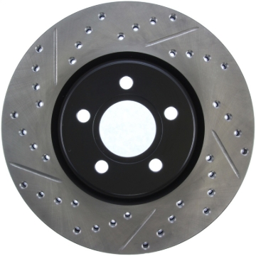 Picture of Sport Drilled & Slotted Brake Rotor; Front Right