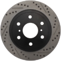 Picture of Sport Drilled & Slotted Brake Rotor; Rear Right