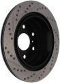 Picture of Sport Drilled & Slotted Brake Rotor; Rear Left