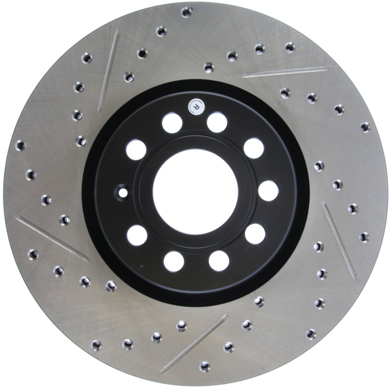 Picture of Sport Drilled & Slotted Brake Rotor; Front Right