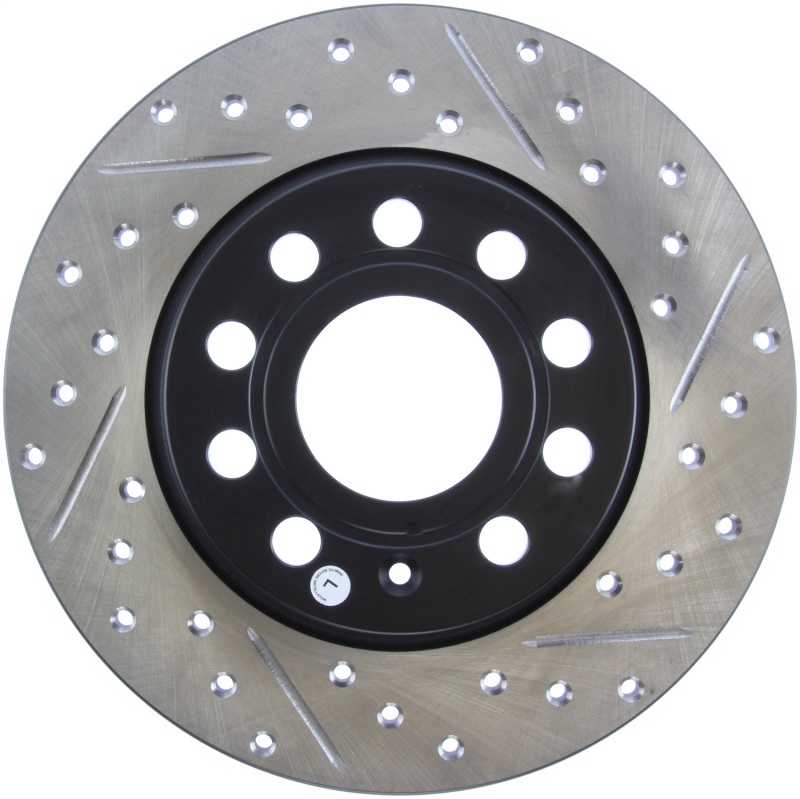 Picture of Sport Drilled & Slotted Brake Rotor; Rear Left