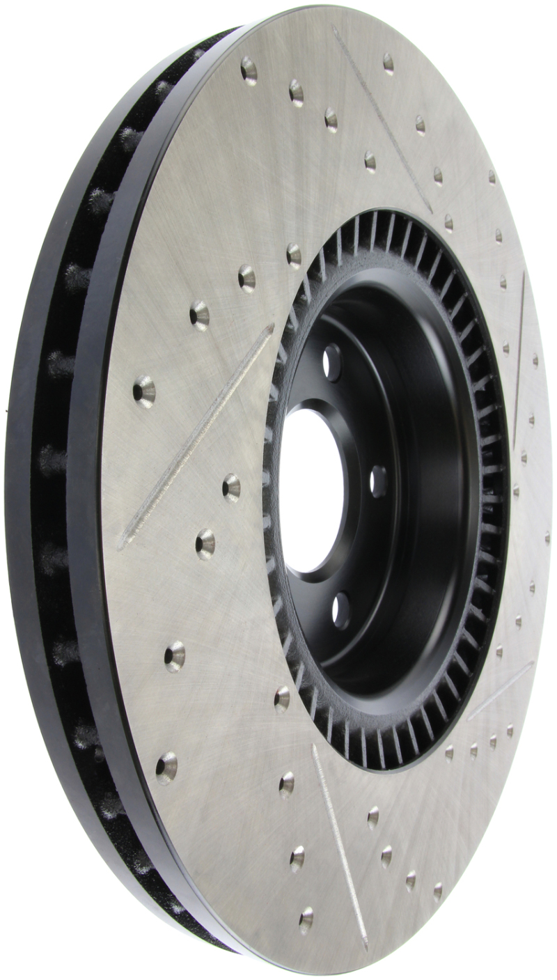 Picture of Sport Drilled & Slotted Brake Rotor; Front Right