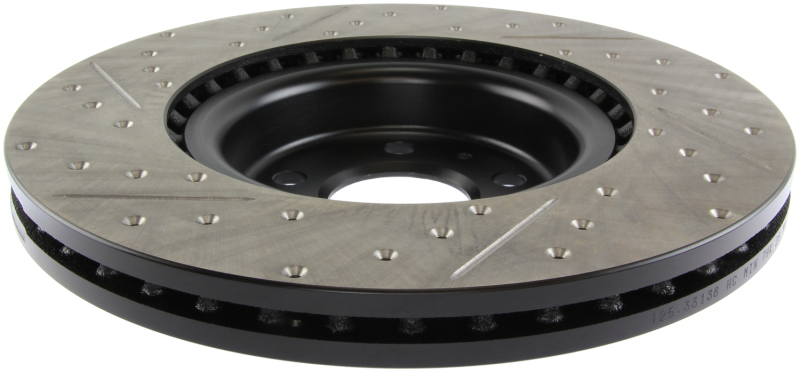 Picture of Sport Drilled & Slotted Brake Rotor; Front Left
