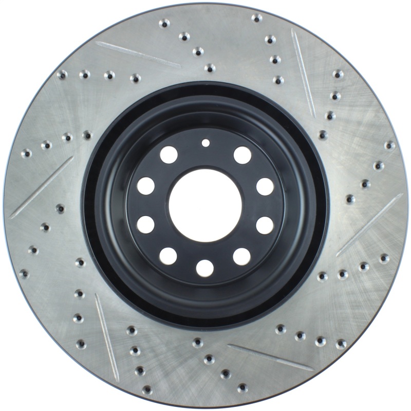Picture of Sport Drilled & Slotted Brake Rotor; Front Right