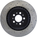 Picture of Sport Drilled & Slotted Brake Rotor; Rear Left