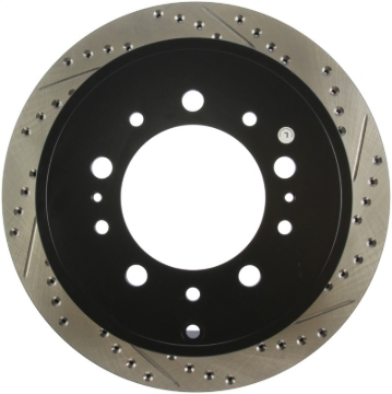 Picture of Sport Drilled & Slotted Brake Rotor; Rear Left