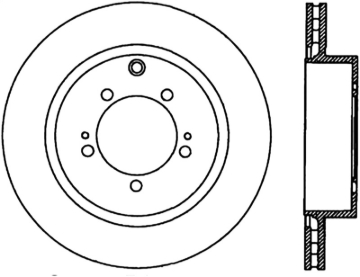 Picture of Sport Drilled & Slotted Brake Rotor; Rear Right