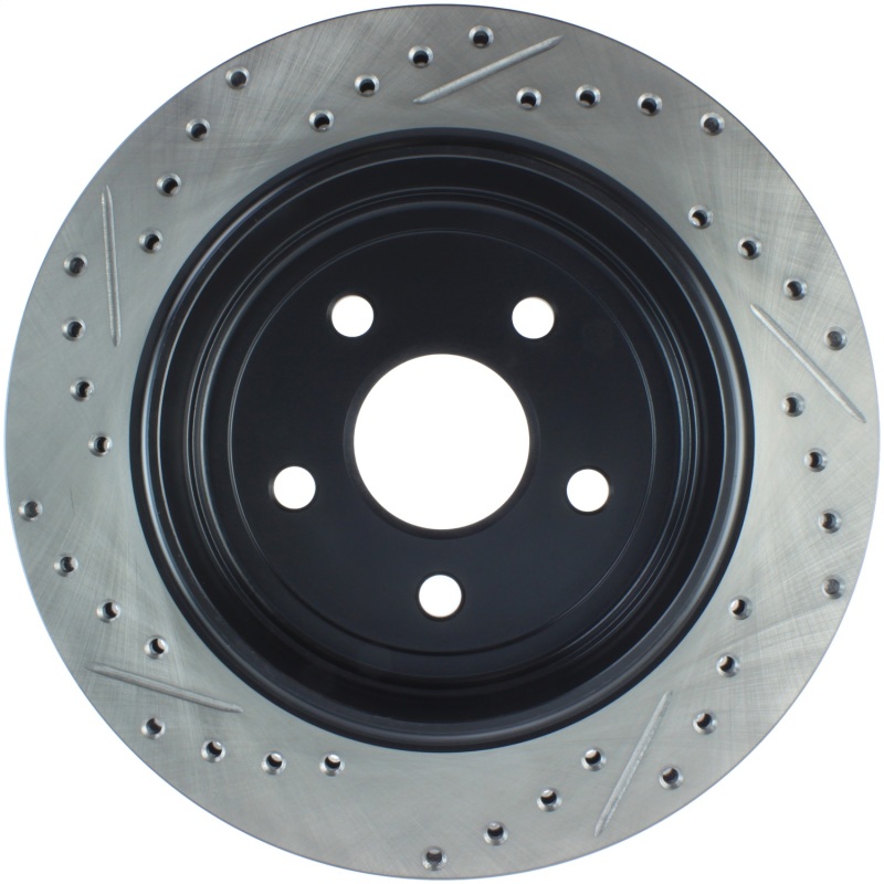 Picture of Sport Drilled & Slotted Brake Rotor; Rear Left
