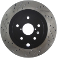 Picture of Sport Drilled & Slotted Brake Rotor; Rear Right