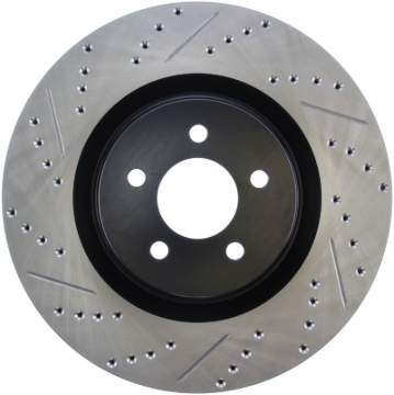 Picture of Sport Drilled & Slotted Brake Rotor; Front Right