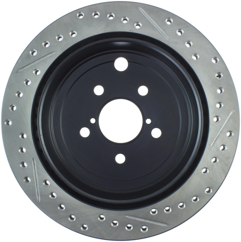 Picture of Sport Drilled & Slotted Brake Rotor; Rear Right