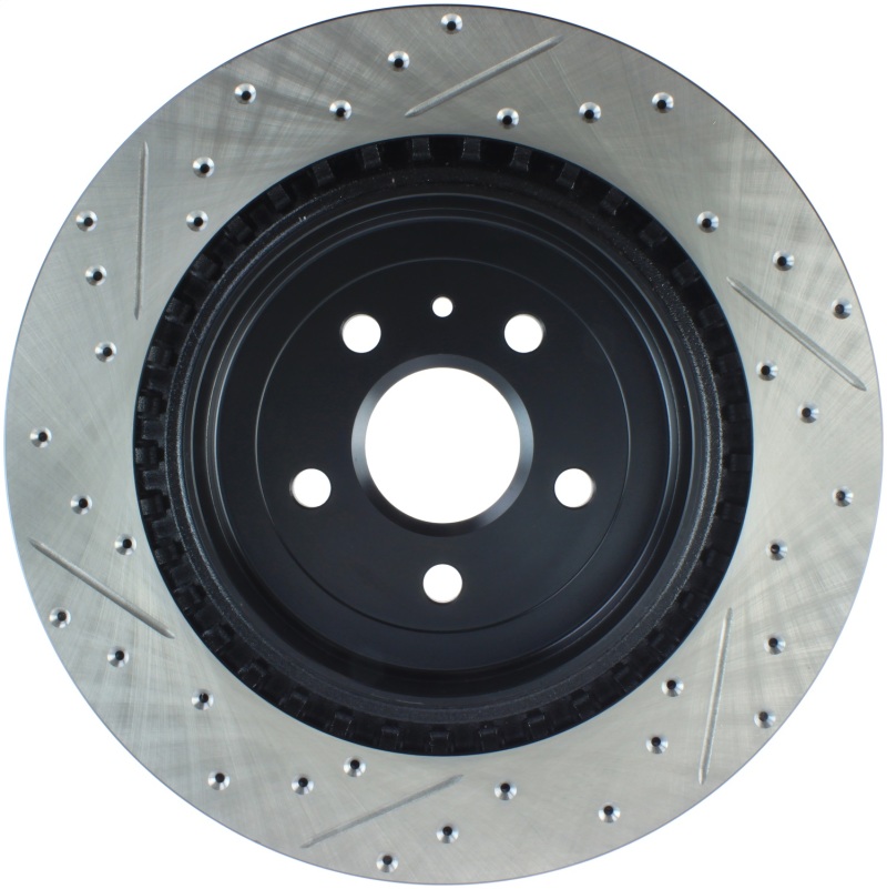 Picture of Sport Drilled & Slotted Brake Rotor; Rear Left