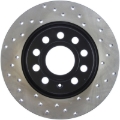Picture of Sport Cross Drilled Brake Rotor; Rear Left