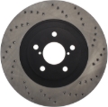 Picture of Sport Cross Drilled Brake Rotor; Front Left