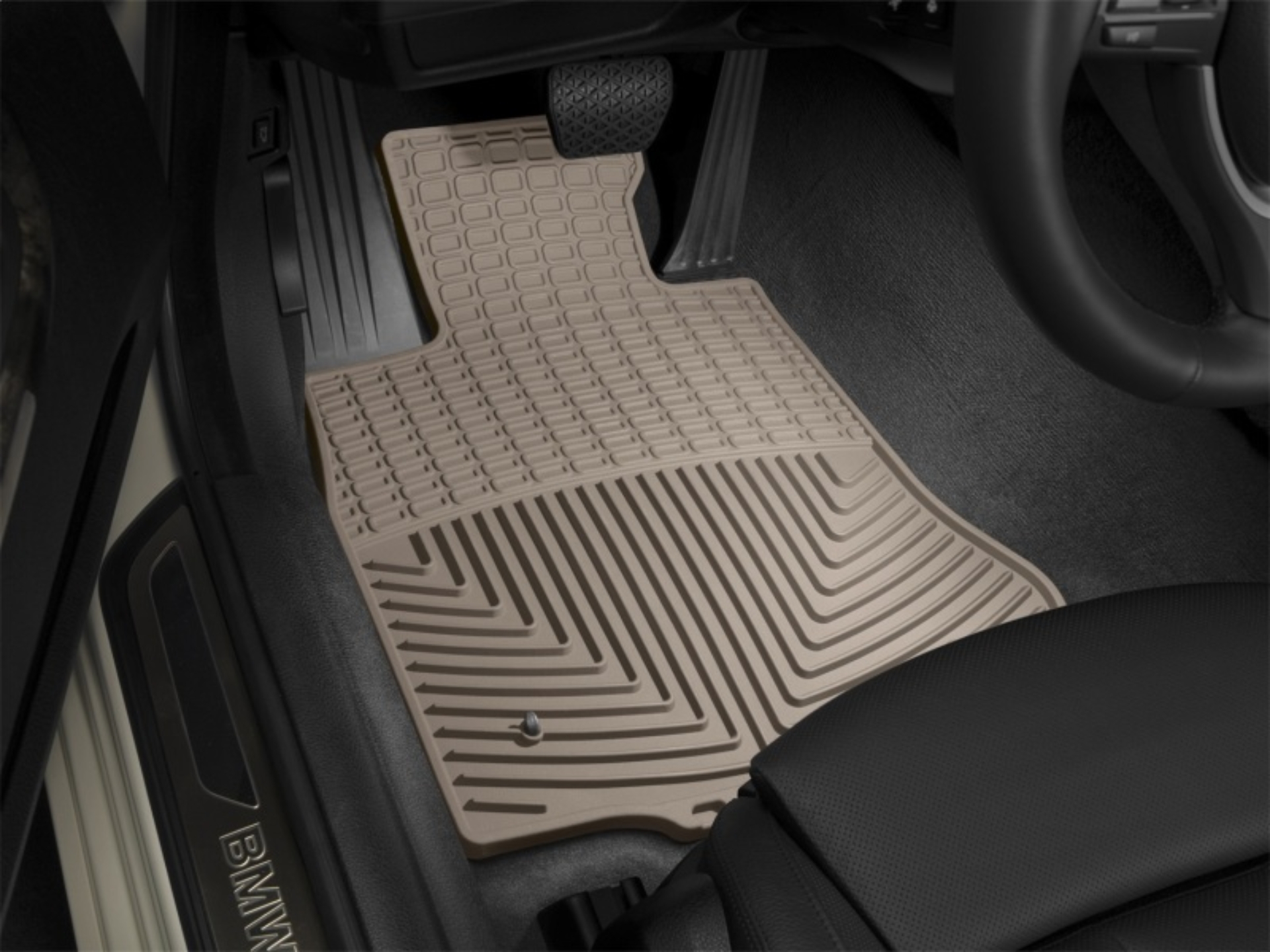 Picture of WeatherTech WT Rubber Mats-Front-Tan Floor Mats - W377TN-W136TN