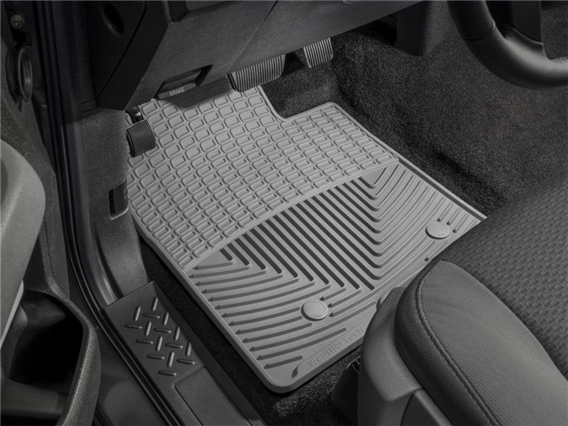 Picture of WeatherTech 02-11 Mercedes-Benz G-Class Front and Rear Rubber Mats - Grey