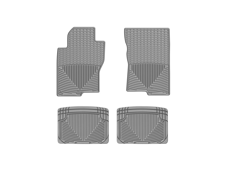 Picture of WeatherTech 99+ Nissan Frontier Front and Rear Rubber Mats - Grey
