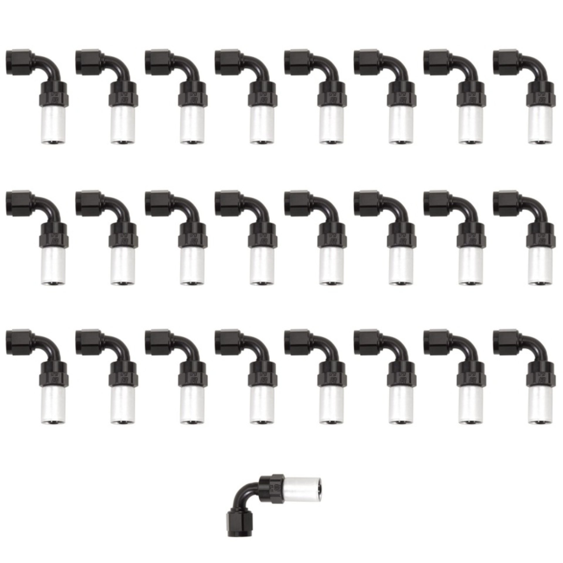 Picture of 6AN ProClassic Crimp 90 Degree Hose End - 25 Pack