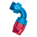 Picture of 10AN 90 Degree Radius Port Hose End To 1-1/16"-12 O-Ring Boss, Red/Blue Finish