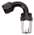 Picture of 12AN ProClassic Swivel 120 Degree Tight 1-1/8" Radius Hose End, Black/Silver