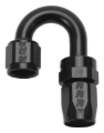 Picture of 6AN ProClassic Swivel 180 Degree Tight 9/16" Radius Hose End With Black Finish