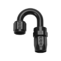 Picture of 8AN ProClassic Swivel 180 Degree Tight 3/4" Radius Hose End With Black Finish