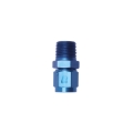 Picture of 6AN  Female To 1/8" Male NPT Fitting With Blue Finish