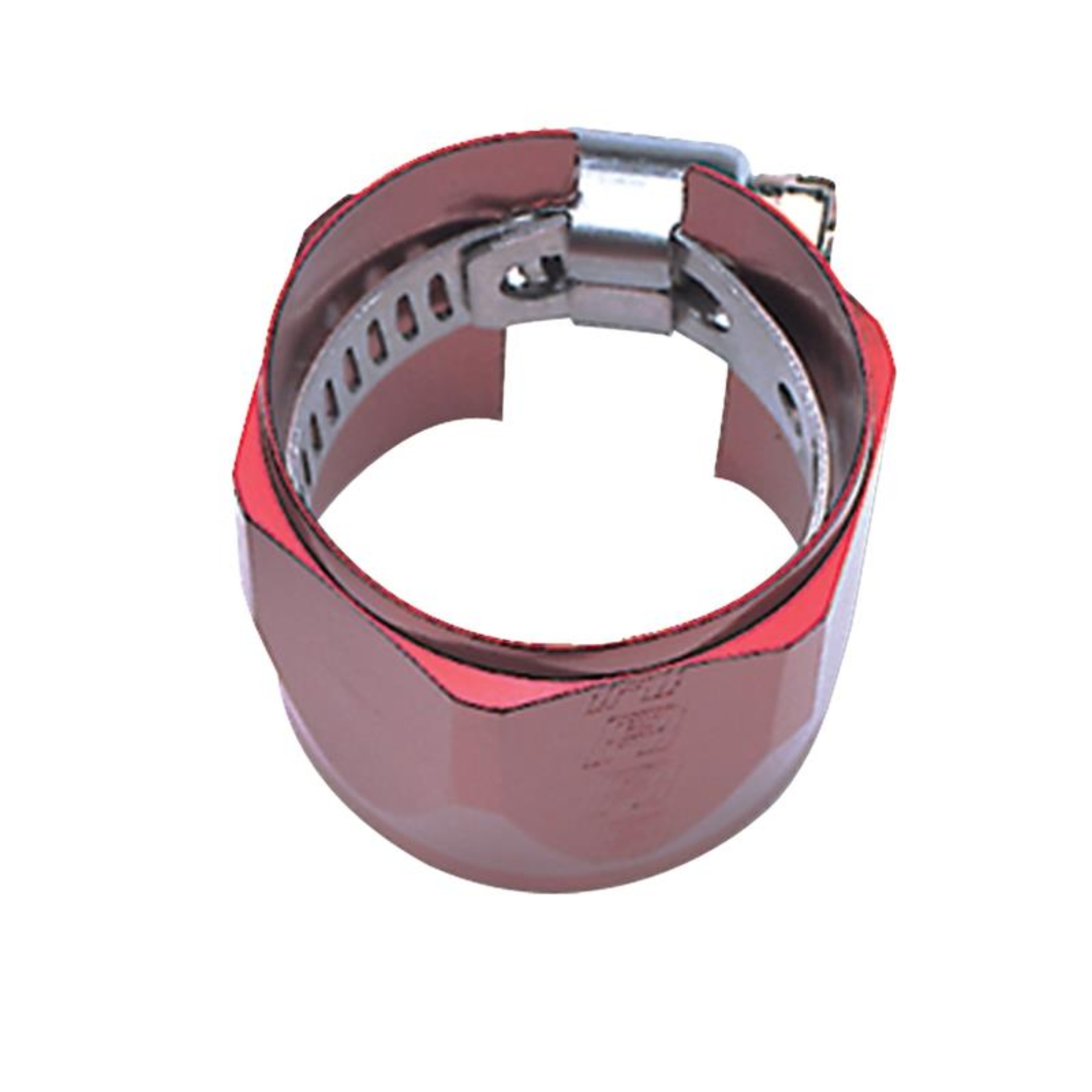 Picture of 4AN Tube Seal Hose Ends For 1/4" Vacuum Hose With Red Finish